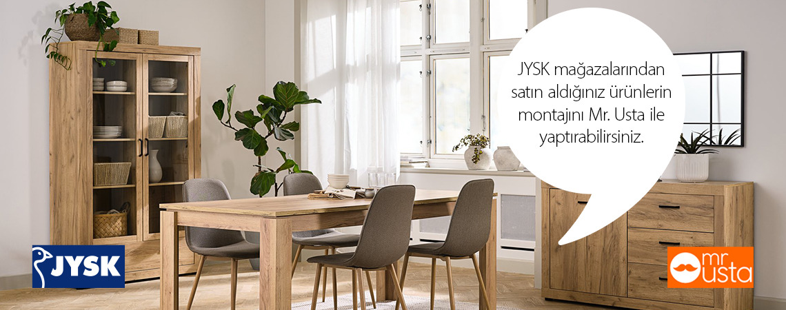 Mr Usta ile kolay montaj imkanı Mr Usta ile kolay montaj imkanı