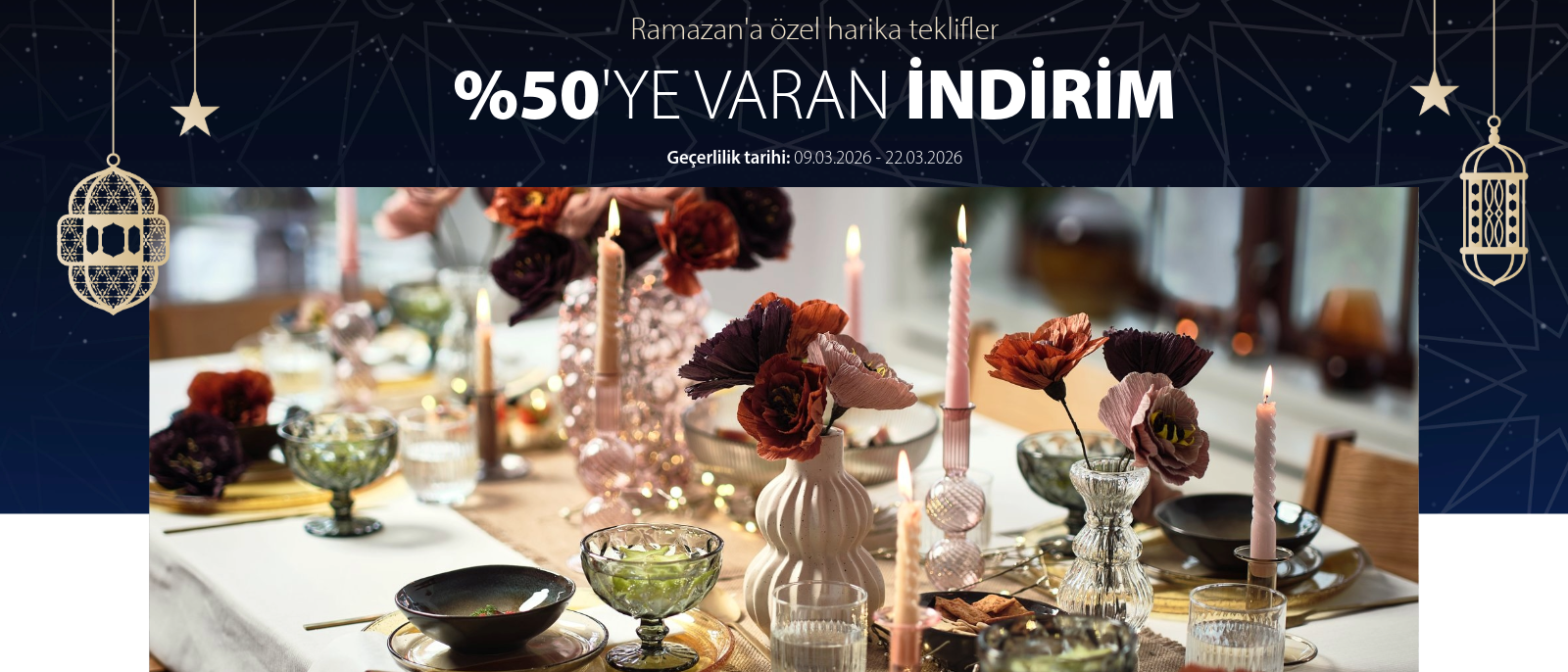 Ramazan'a özel harika teklifler Ramazan'a özel harika teklifler