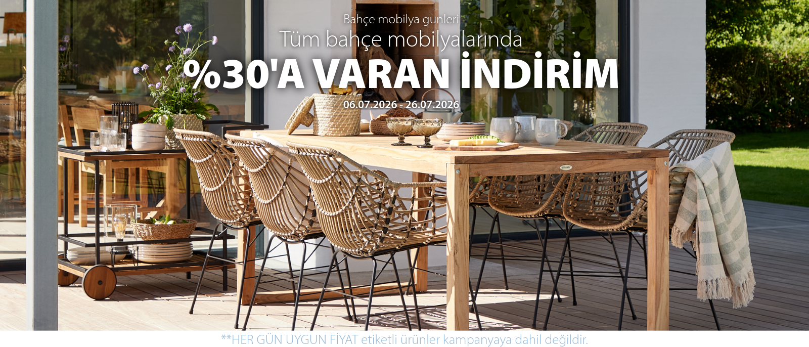Bahçe mobilya günleri Bahçe mobilya günleri
